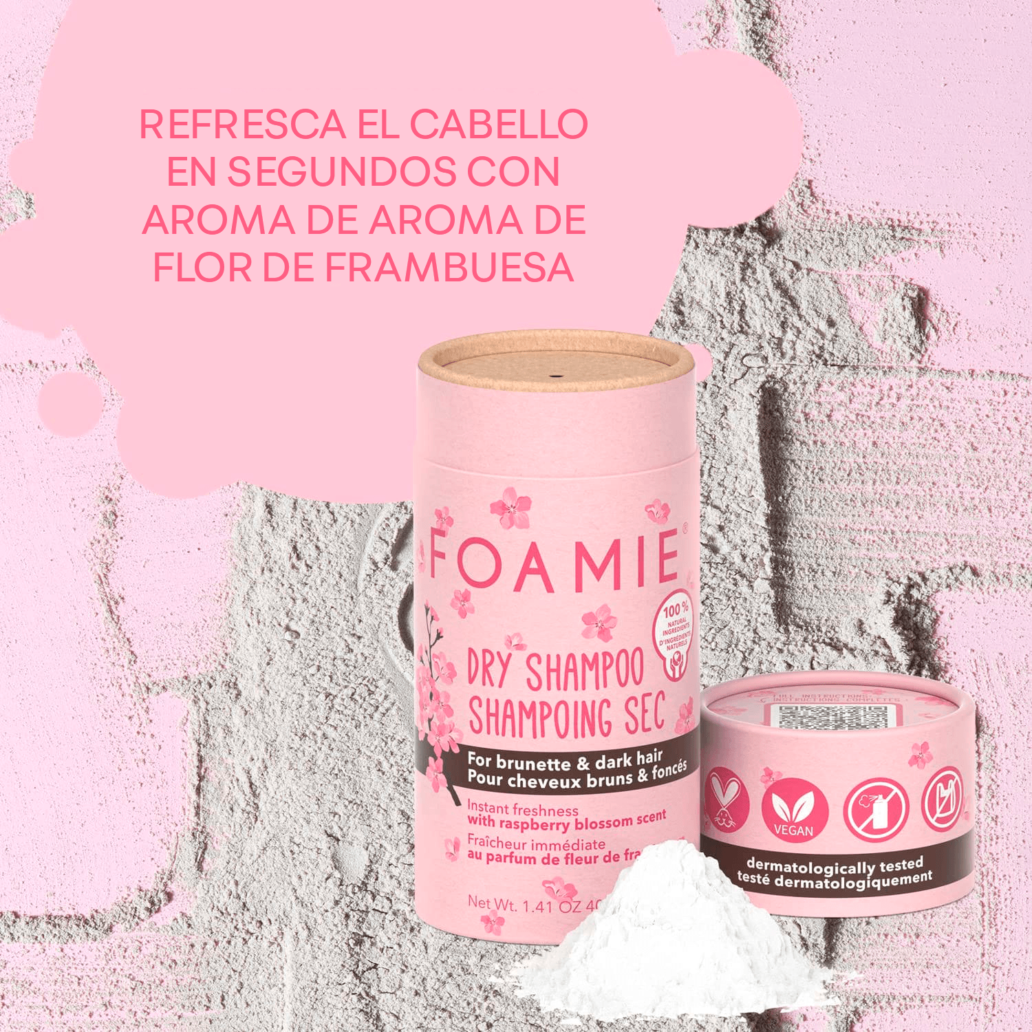 Dry Shampoo en seco I Cabello rubio y cabello claro - Foamie