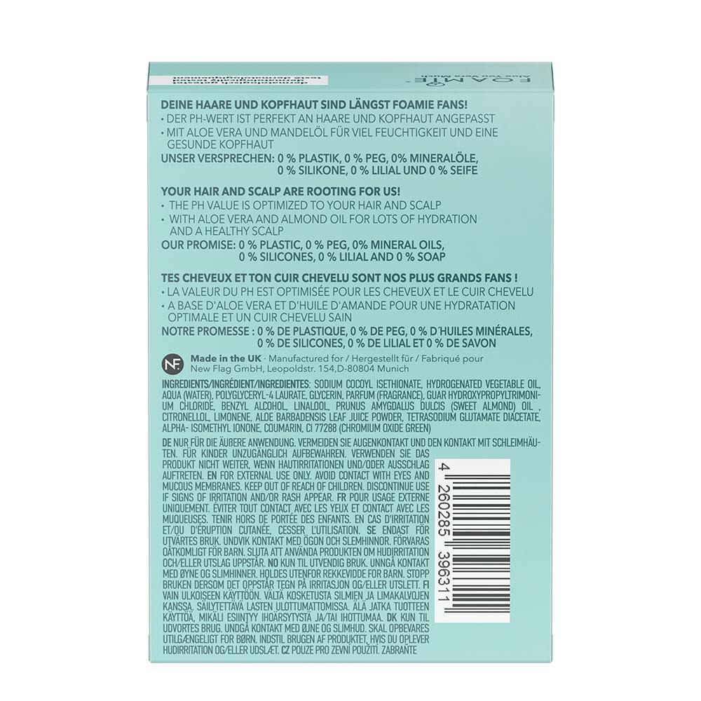 Shampoo de Aloe Vera y Jabonera sustentable - FOAMIE México