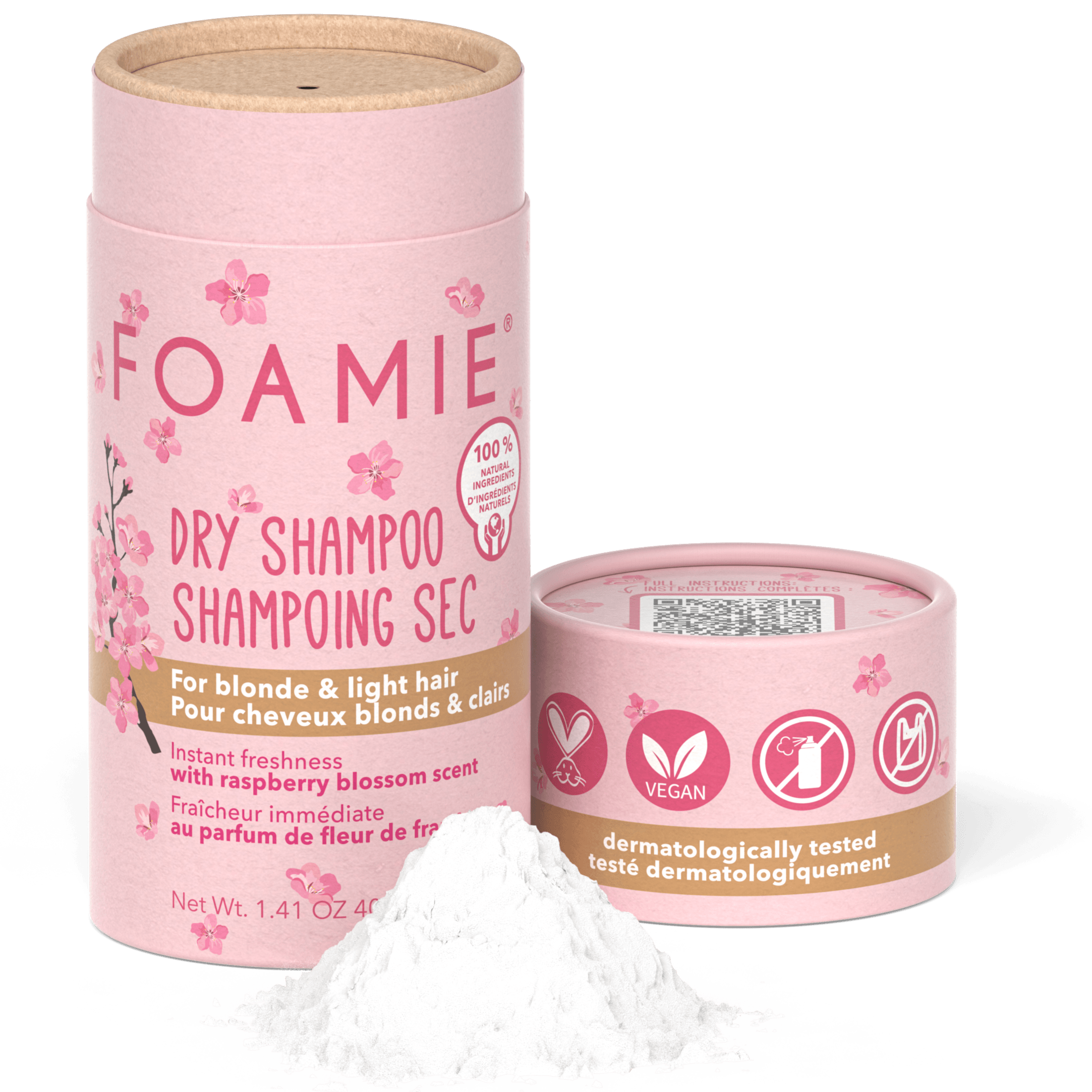 Dry Shampoo en seco I Cabello rubio y cabello claro - Foamie