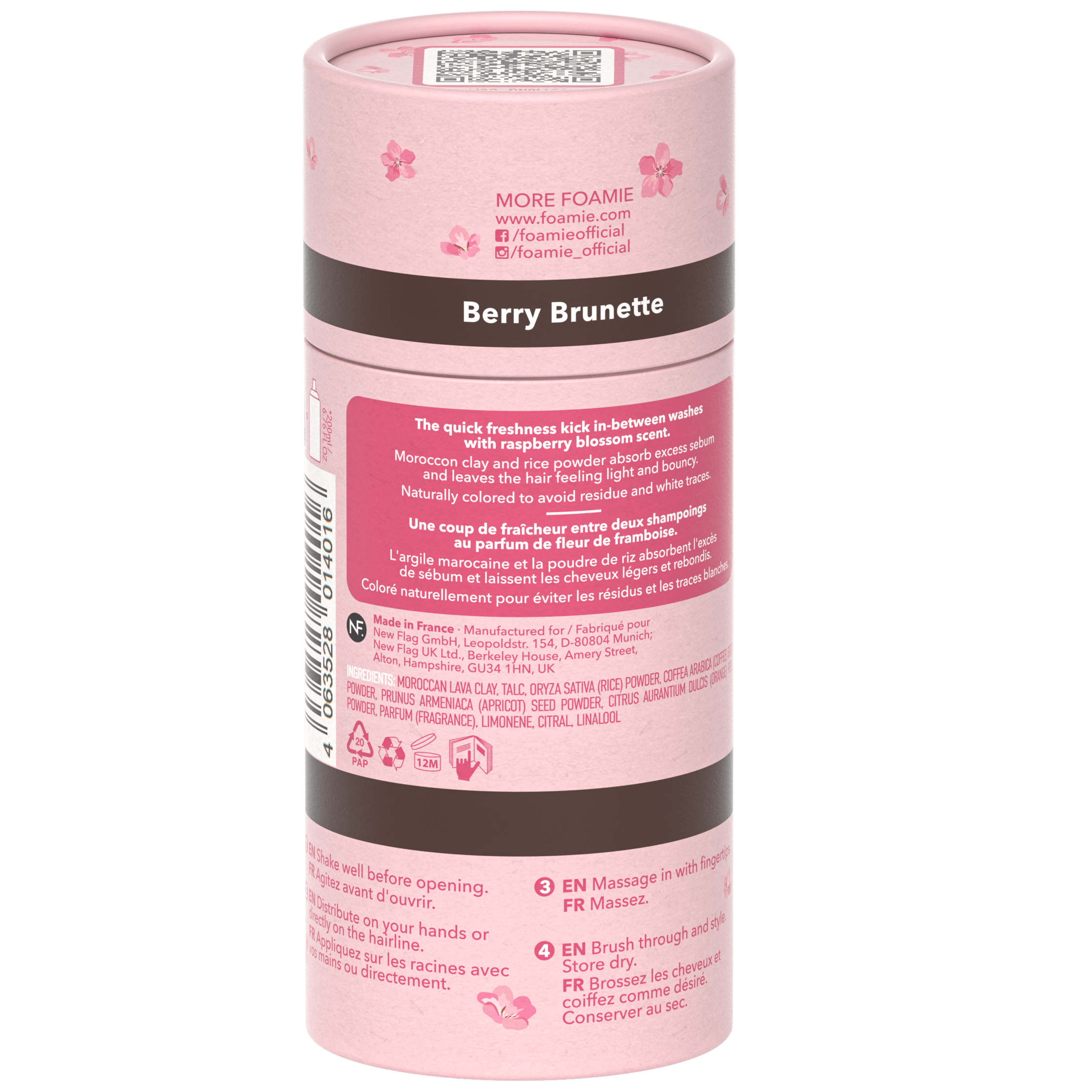 Dry Shampoo en seco I Cabello castaño y oscuro - Foamie