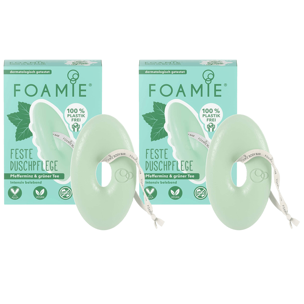 Kit de barras de jabón para el cuerpo de Menta y Té Verde